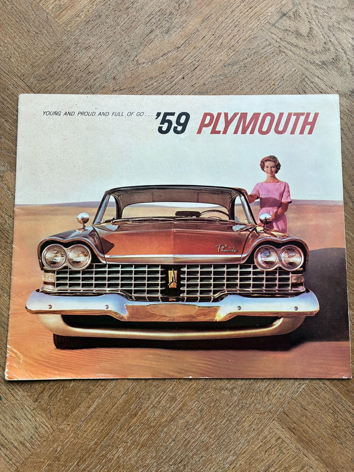 1959 Plymouth brochure, Verzenden, Zo goed als nieuw, Overige merken