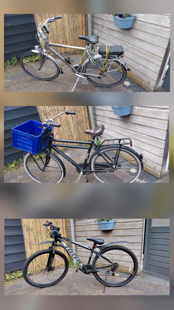 3 fietsen te koop, Ophalen, Gebruikt