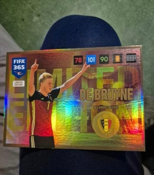 Kevin de Bruyne FIFA 365 Limited Edition Adrenalyn XL, Ophalen of Verzenden, Zo goed als nieuw