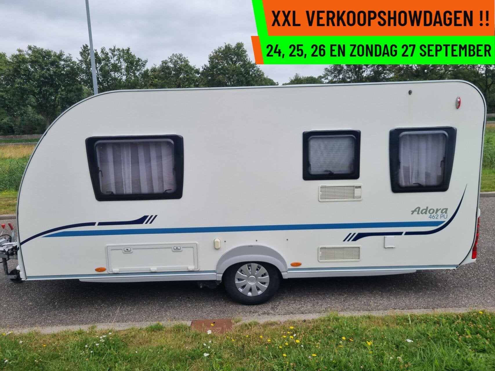 ADRIA - XXL VERKOOPSHOW 24,25,26 & 27 SEPT. 10-17 UUR, Caravans en Kamperen, Luifel, Rondzit, Bedrijf, Adria