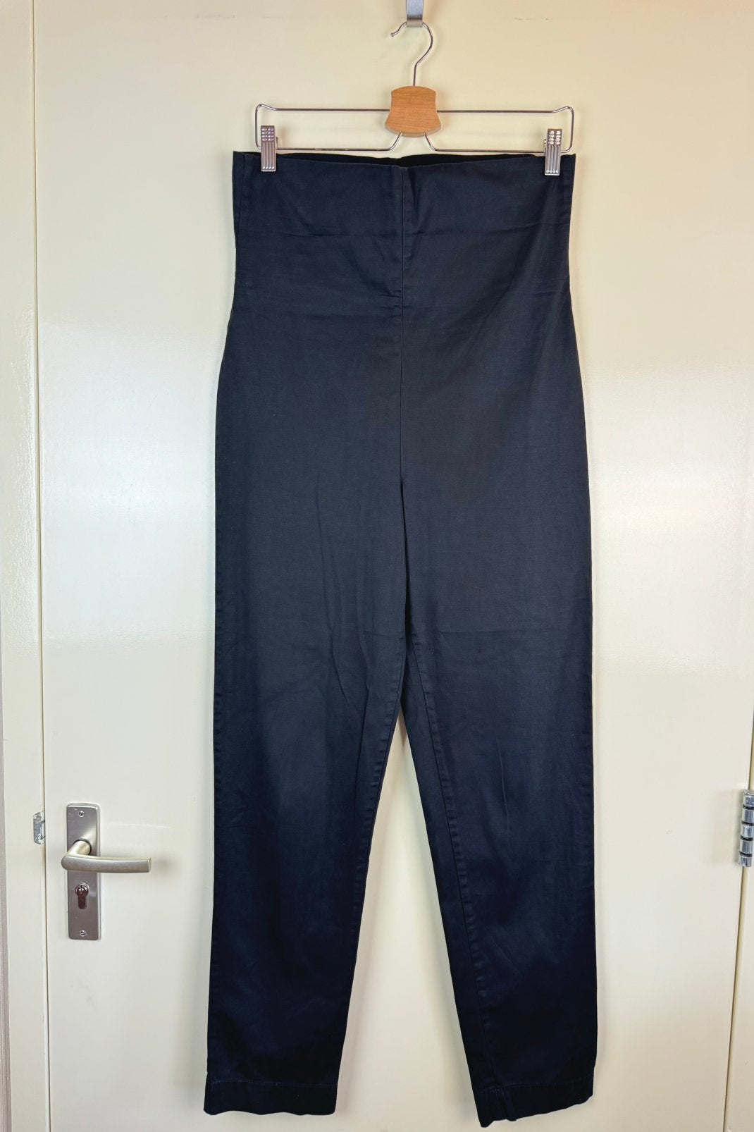 RUNDHOLZ Black High Waist Harem Avant Garde Gothic Pants S-M, Zwart, Ophalen of Verzenden, Zo goed als nieuw, Maat 36 (S)