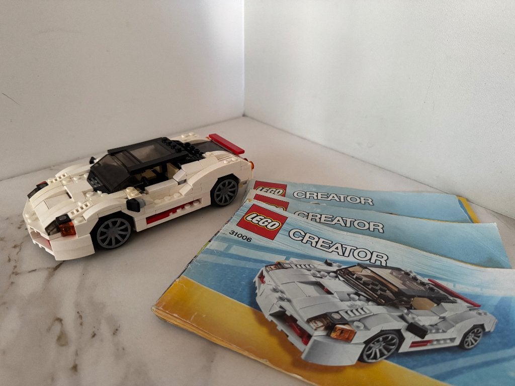 31006 Lego Creator Highway Speedster COMPLEET, Lego, Ophalen of Verzenden, Zo goed als nieuw, Inclusief instructies