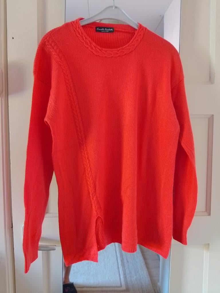 Wollen trui, Kleding | Dames, Truien en Vesten, Ophalen of Verzenden, Zo goed als nieuw, Maat 46/48 (XL) of groter, Rood