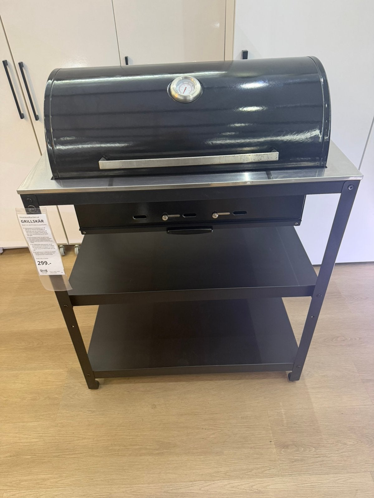 professioneel houtskool barbecue roestvrij staal nieuw, Ophalen of Verzenden, Nieuw