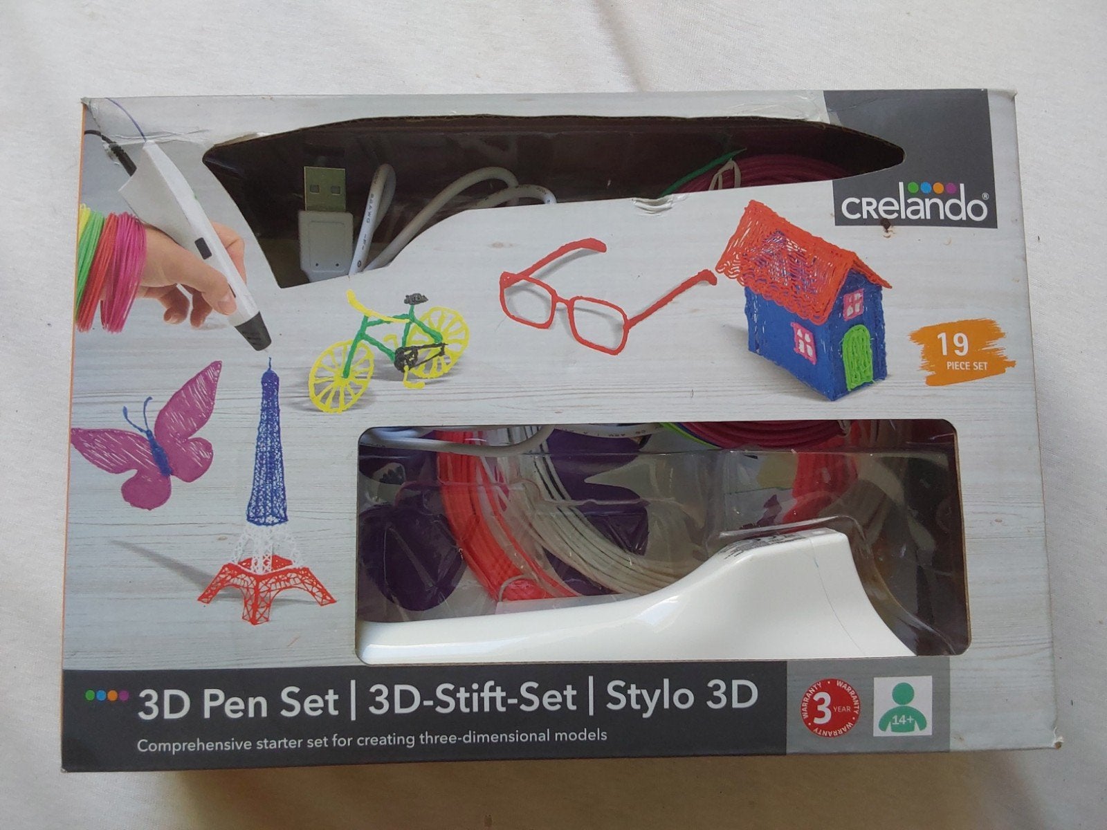 Crelado 3D Pen Set - Creatief Tekenen en Bouwen, Computers en Software, 3D Printers, Nieuw, Filament, Ophalen of Verzenden