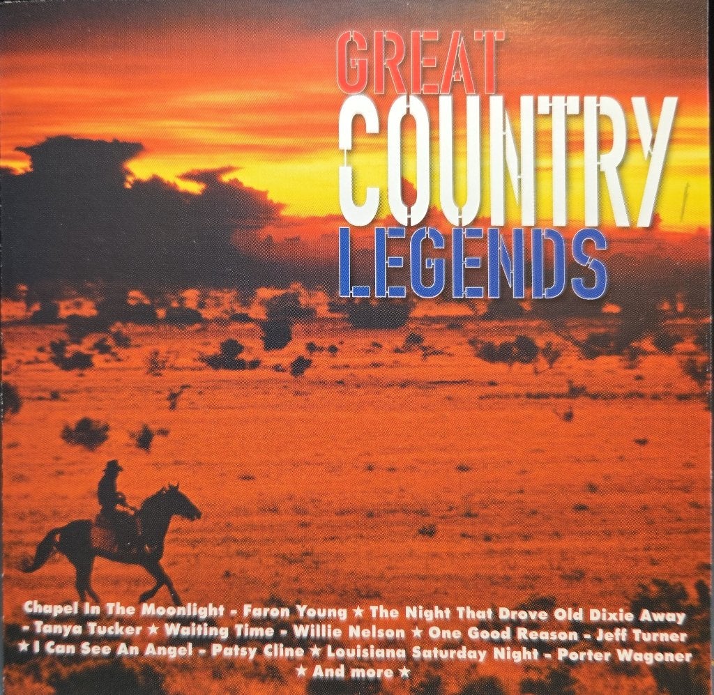 Great Country Legends oa.Merle Haggard,Willie Nelson = 2,49, Cd's en Dvd's, Cd's | Country en Western, Ophalen of Verzenden, Zo goed als nieuw