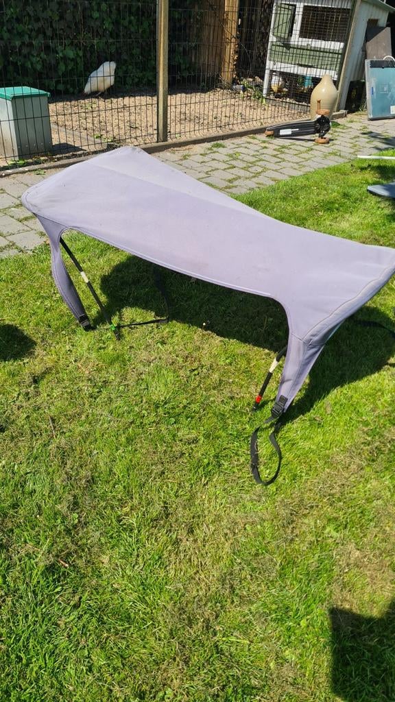 Babboe bakfiets zonnekap, Fietsen en Brommers, Fietsaccessoires | Fietsaccu's, Ophalen, Gebruikt