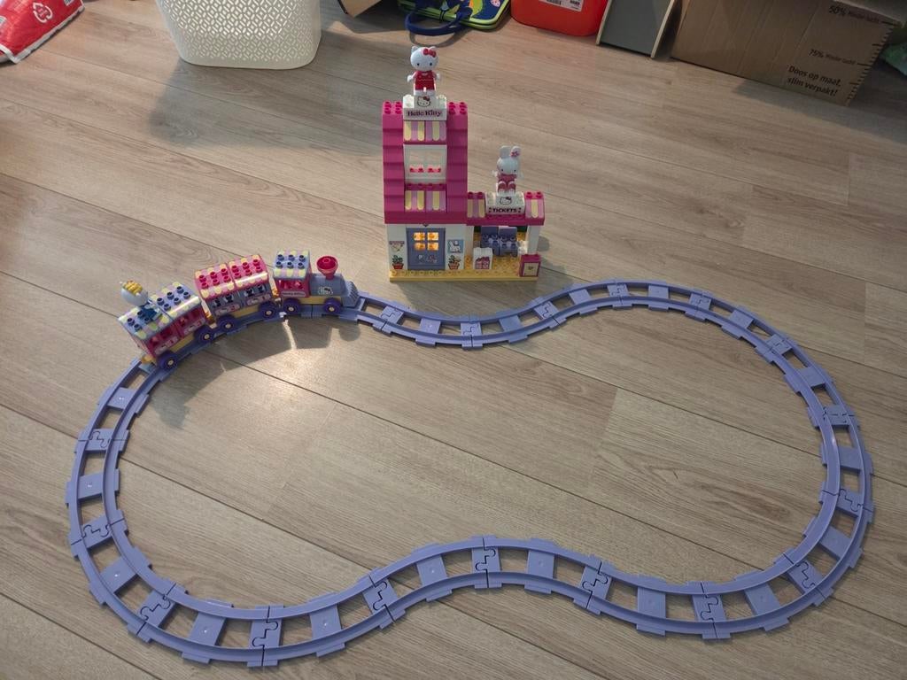 Duplo Hello Kitty Train Set, Ophalen of Verzenden, Duplo