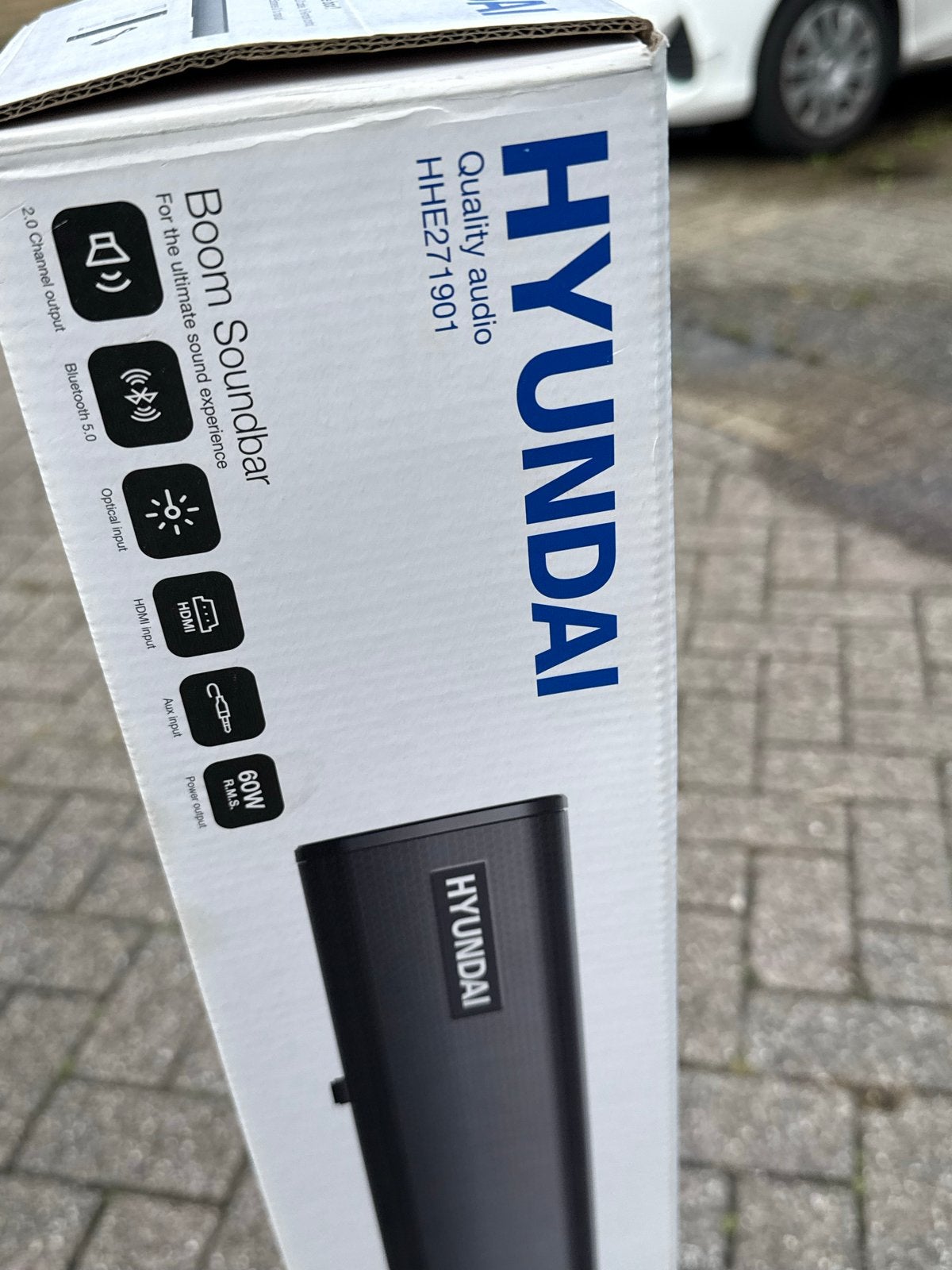 Hyundai Boom Soundbar HHE271901 - Nieuw in doos, Ophalen, Bluetooth, Nieuw