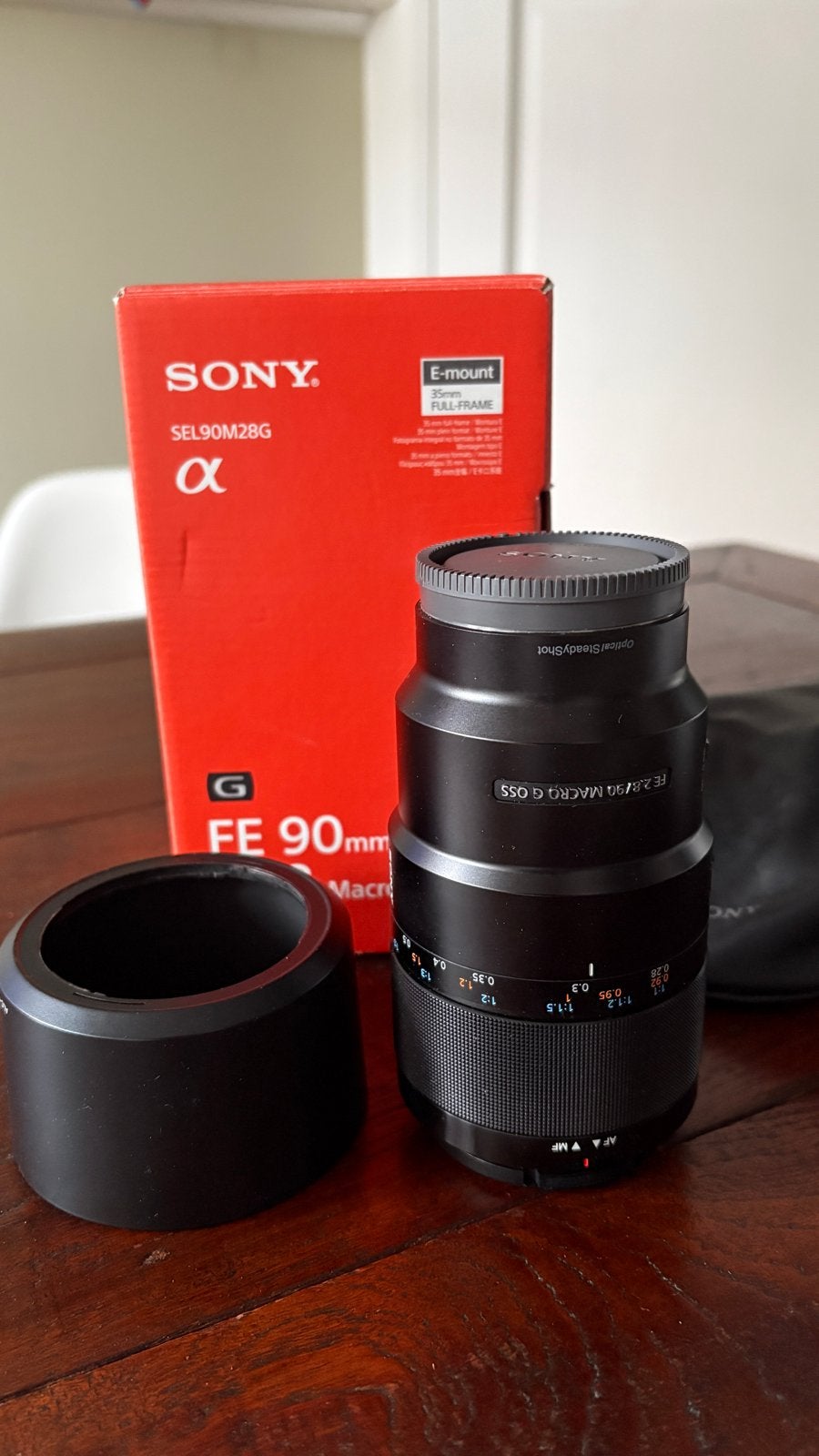 Sony FE 90mm F2.8 Macro G OSS E-mount lens, Sony E-mount, Sony, Autofocus, Ophalen of Verzenden