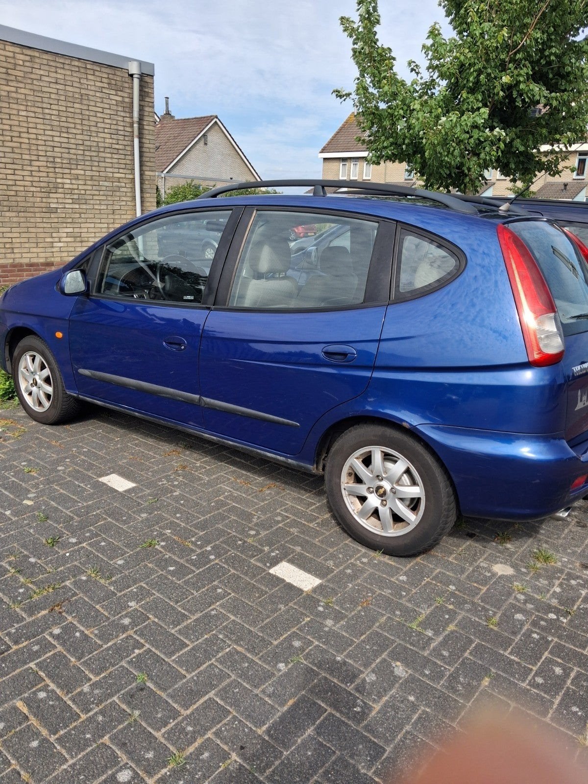 Chevrolet Tacuma lpg/benzine ( NIEUWE APK) of ruilen, Voorwielaandrijving, 1300 kg, Blauw, Origineel Nederlands