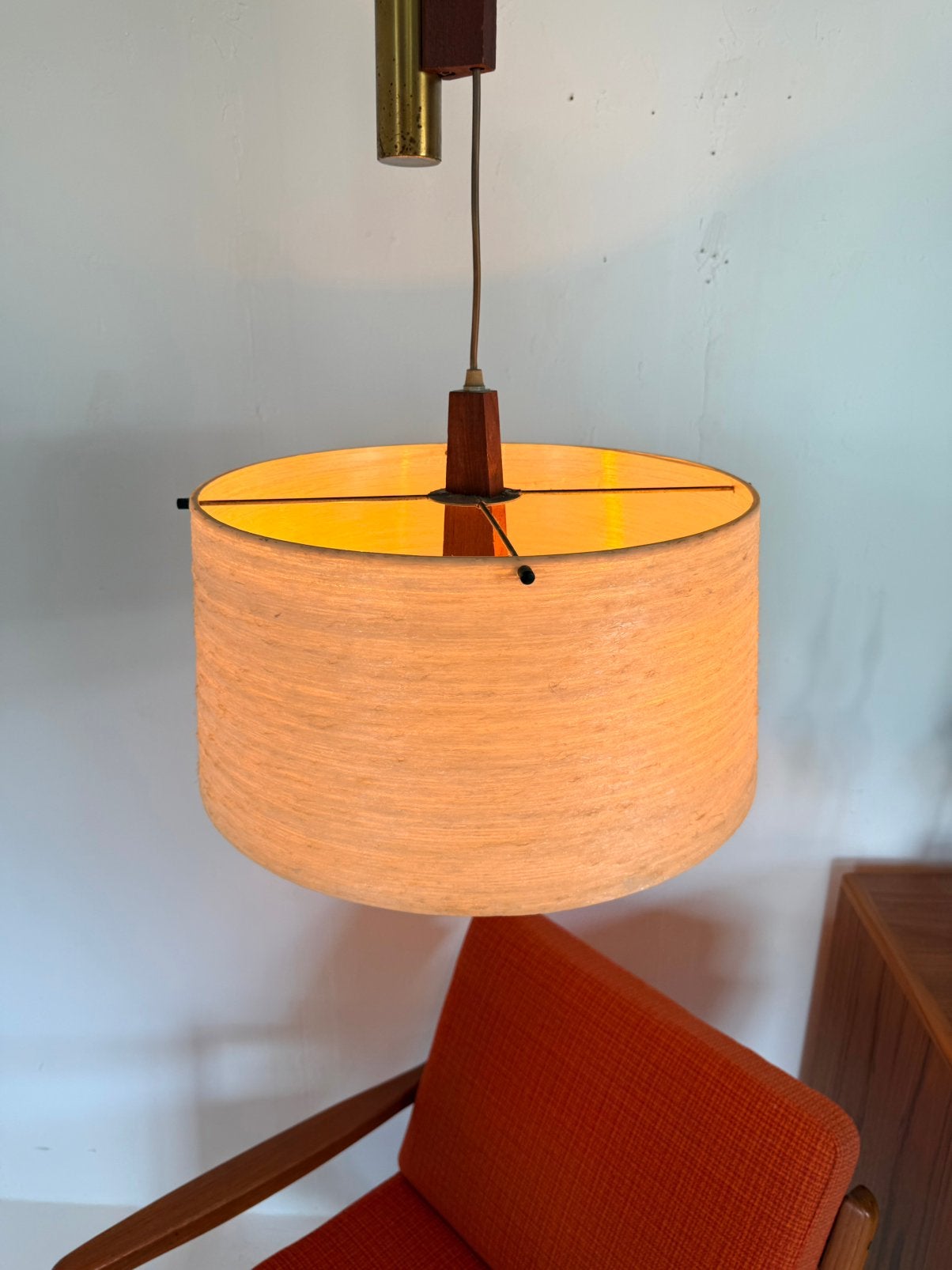 Vintage contragewicht hanglamp, Temde Leuchten ‘60, Gebruikt, Temde Leuchten, Temde Leuchten, Temde Leuchten