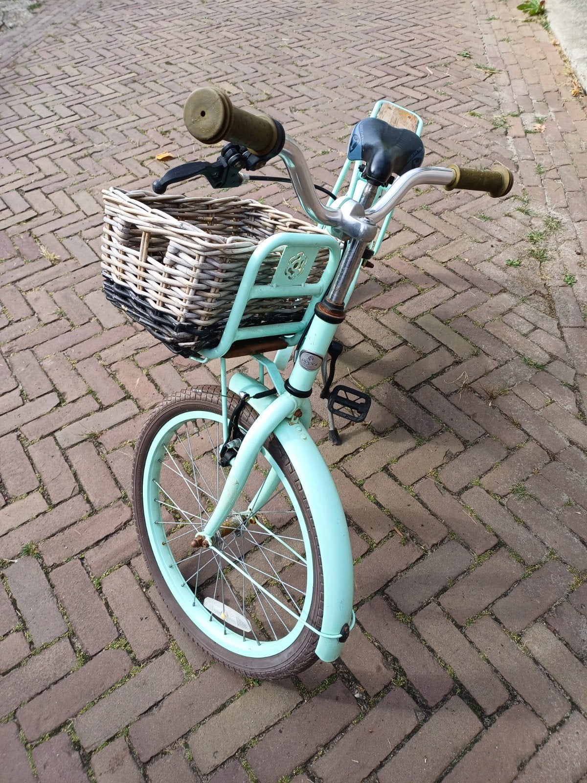20 inch meisjesfiets te koop!, Ophalen, Gebruikt, Cooper, Terugtraprem