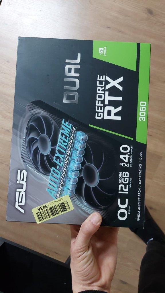 Met garantie ASUS RTX 3060 12GB OC Gaming VideokaartPCIe 4.0, Computers en Software, Videokaarten, Ophalen, GDDR6, PCI-Express 4