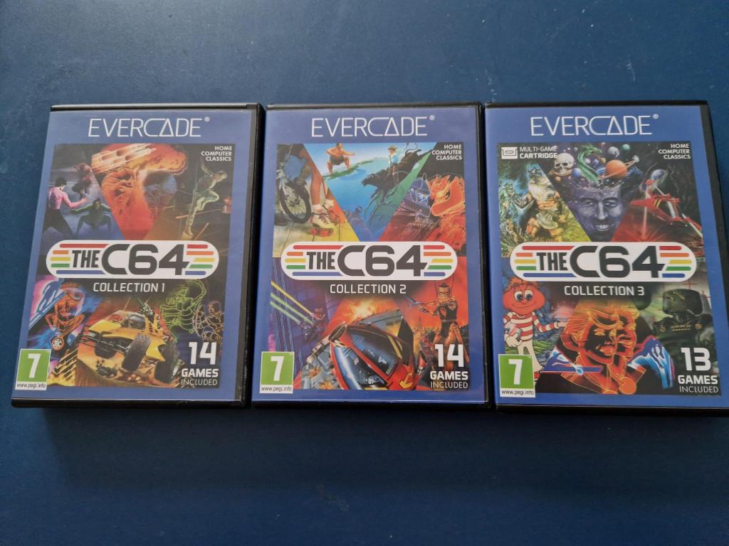Evercade C64 (Commodore 64) Carts 1-2-3, 1 speler, Racen en Vliegen, Ophalen of Verzenden, Zo goed als nieuw