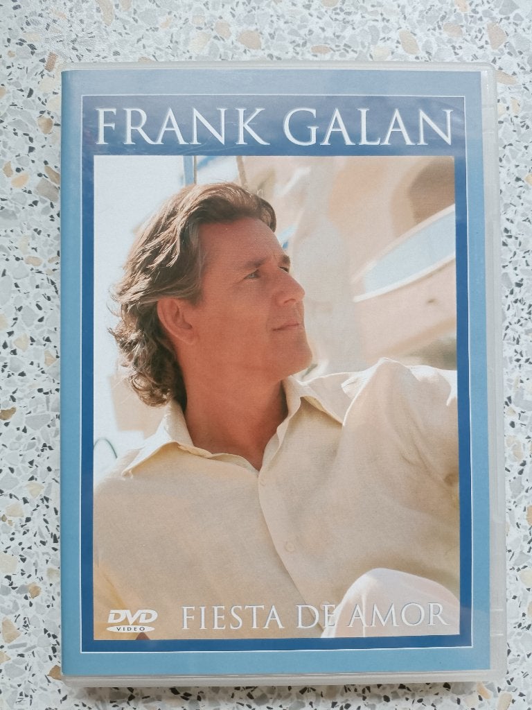 DVD van de Nederlandse zanger "Frank Galan", Fiesta de Amor., Alle leeftijden, Inclusief doosje, Ophalen of Verzenden, Zo goed als nieuw