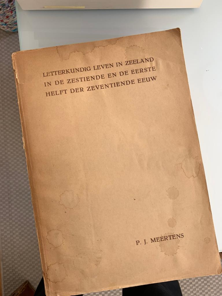 Proefschrift PJ Meertens met stellingen, Ophalen of Verzenden, Gelezen, Nederland
