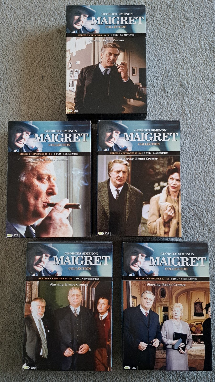 Georges Simenon Maigret Collection - Serie DVD, Gebruikt, Misdaad, Nederlands, Ophalen of Verzenden
