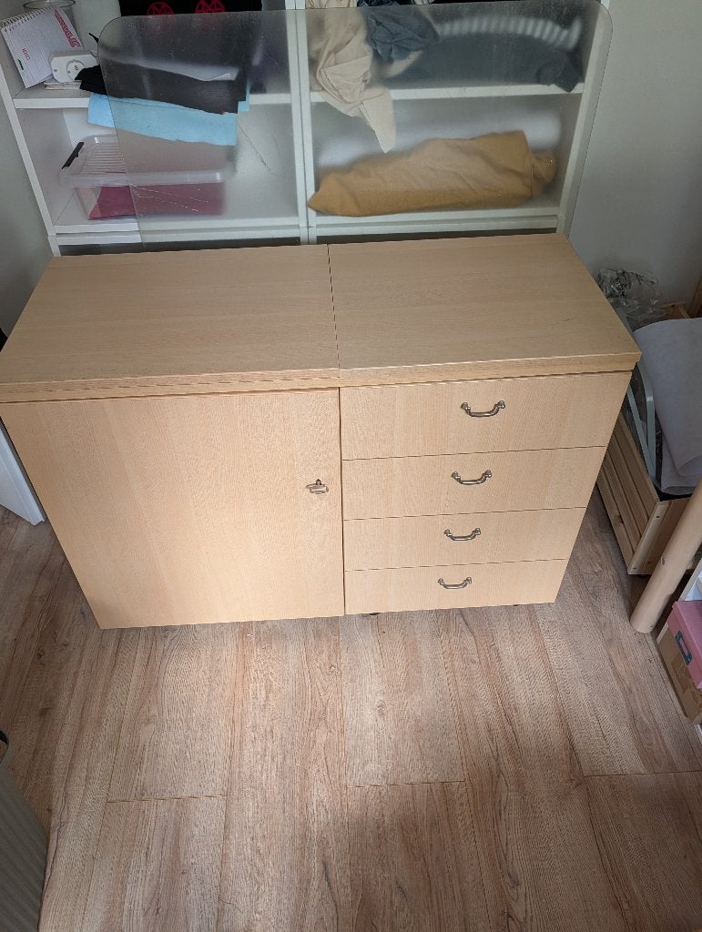 naaimeubel met lift (inklapbaar/op wielen/goed onderhouden), Ophalen, Gebruikt, Overige typen