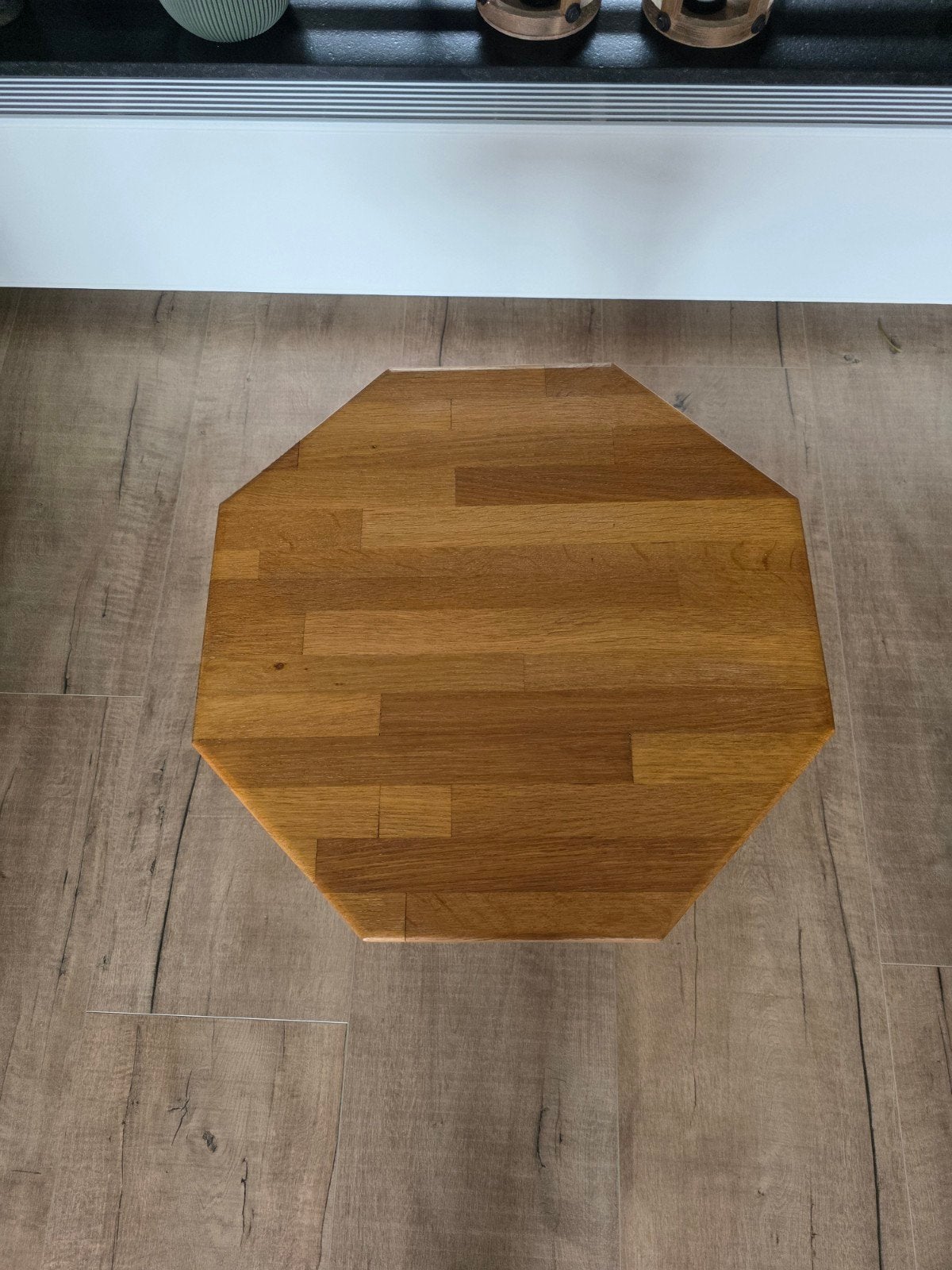 Mooie blank eiken bijzettafel nieuw, Huis en Inrichting, Tafels | Bijzettafels, Minder dan 55 cm, Nieuw, Rechthoekig, Ophalen