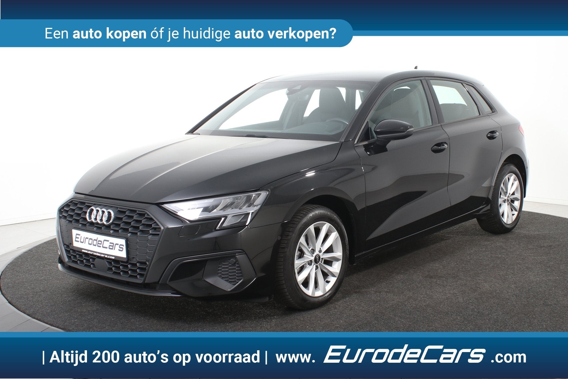 Audi A3 Sportback 30 TFSI DSG *1ste Eigenaar*Leer*Navigatie*, Auto's, Audi, Gebruikt, Zwart, Leder, Bedrijf