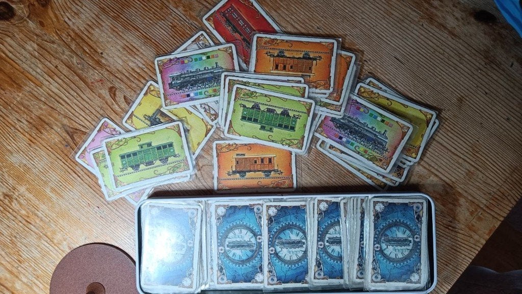 Ticket to Ride: Anniversary Edition Kaarten (Compleet), Ophalen of Verzenden, Zo goed als nieuw