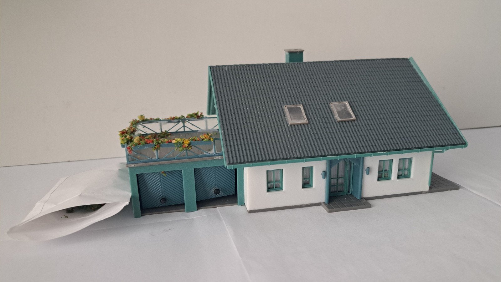 Verschillende huisjes, Hobby en Vrije tijd, Modeltreinen | H0, Overige merken, Gebruikt, Gelijkstroom of Wisselstroom, Brug, Tunnel of Gebouw