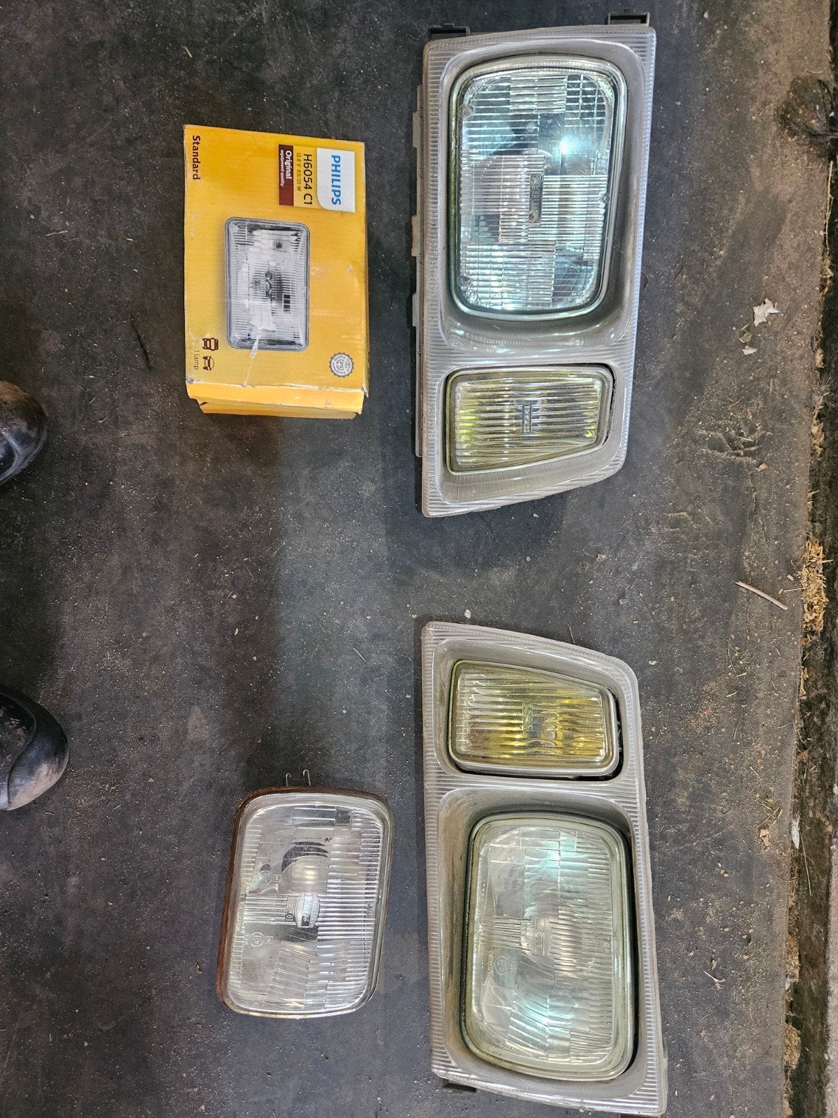 Koplampen set w126, usa, Auto-onderdelen, Ophalen of Verzenden, Gebruikt, Universele onderdelen