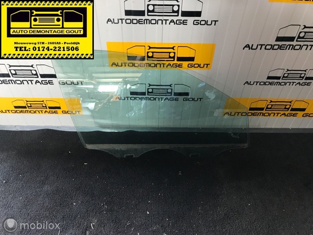 Volkswagen Polo 9N ('01-'09) Portierruit Raam Rechts Voor 5d, Auto-onderdelen, Ruiten en Toebehoren, Gebruikt, Volkswagen, Ophalen of Verzenden