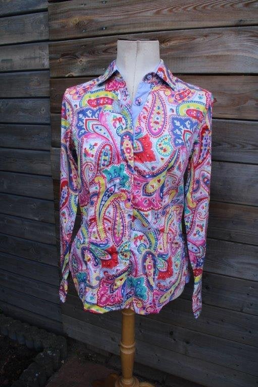Blouse gekleurd Caliban mt 46IT (EU40) Vaste prijs, Maat 38/40 (M), Overige kleuren, Ophalen of Verzenden, Zo goed als nieuw