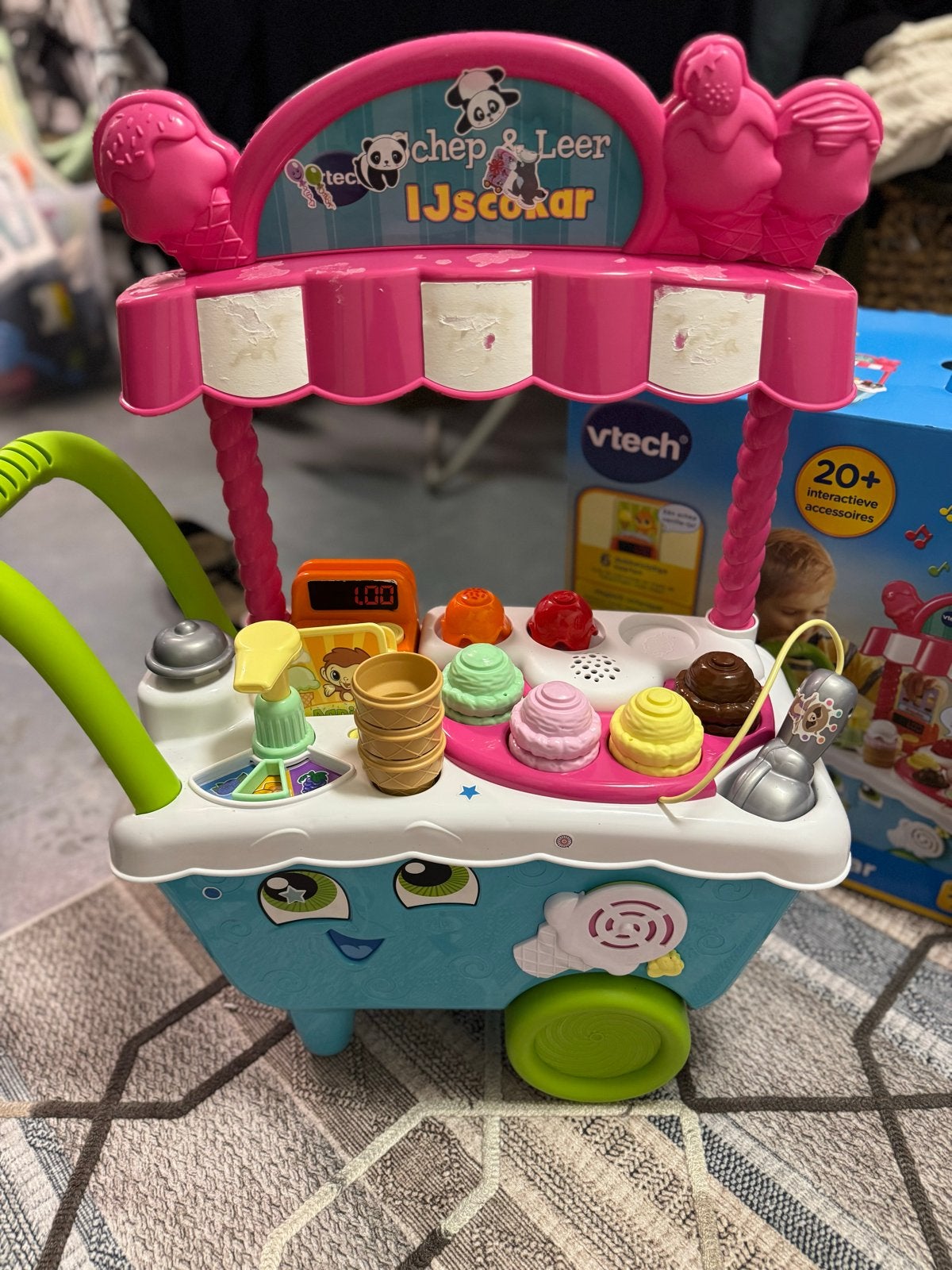 VTech Schep & Leer IJsco Kar - Interactief Speelgoed, Ophalen of Verzenden, Gebruikt, Jongen of Meisje