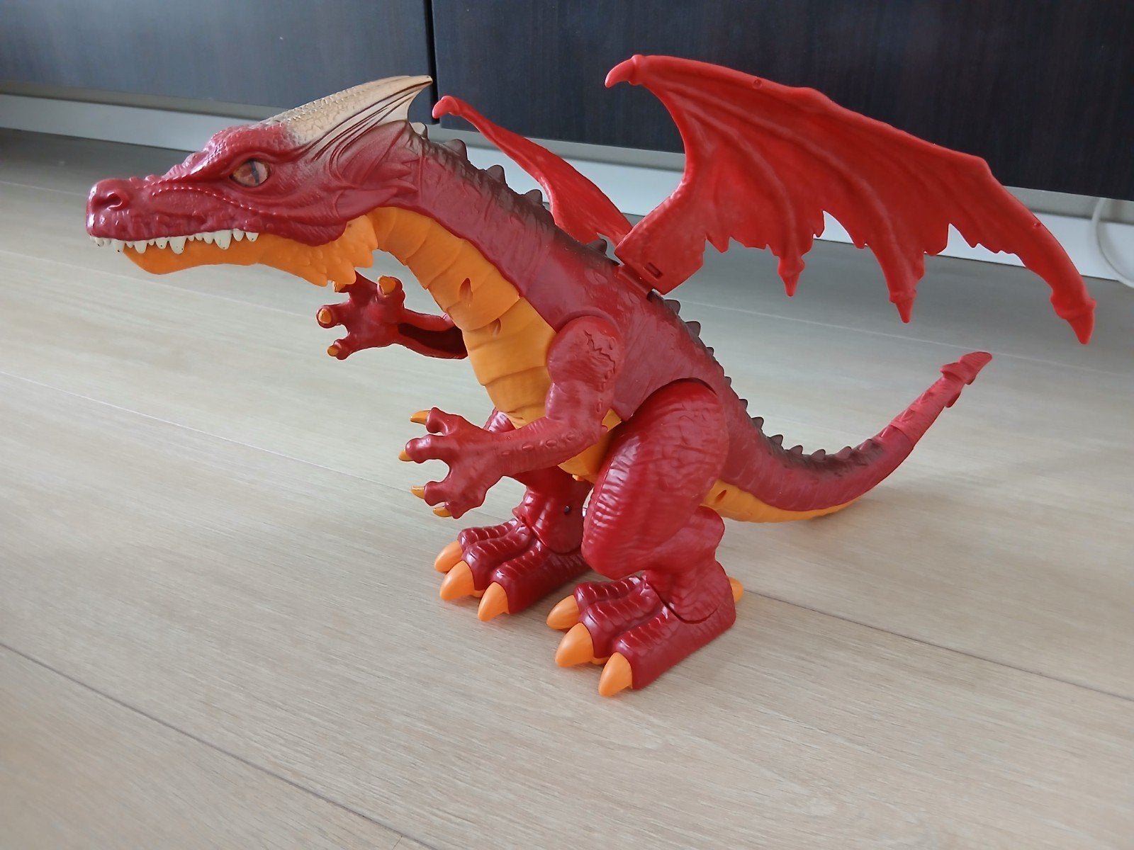 Robo Alive Draak Rood met Oranje - Interactief Speelgoed, Ophalen, Zo goed als nieuw