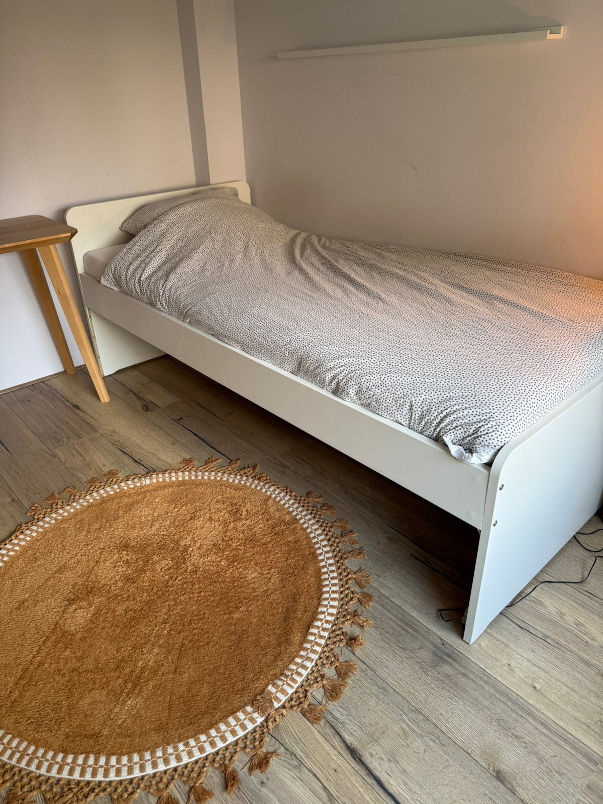 Eenpersoons bed wit, Huis en Inrichting, Ophalen, 90 cm, Eenpersoons, Wit