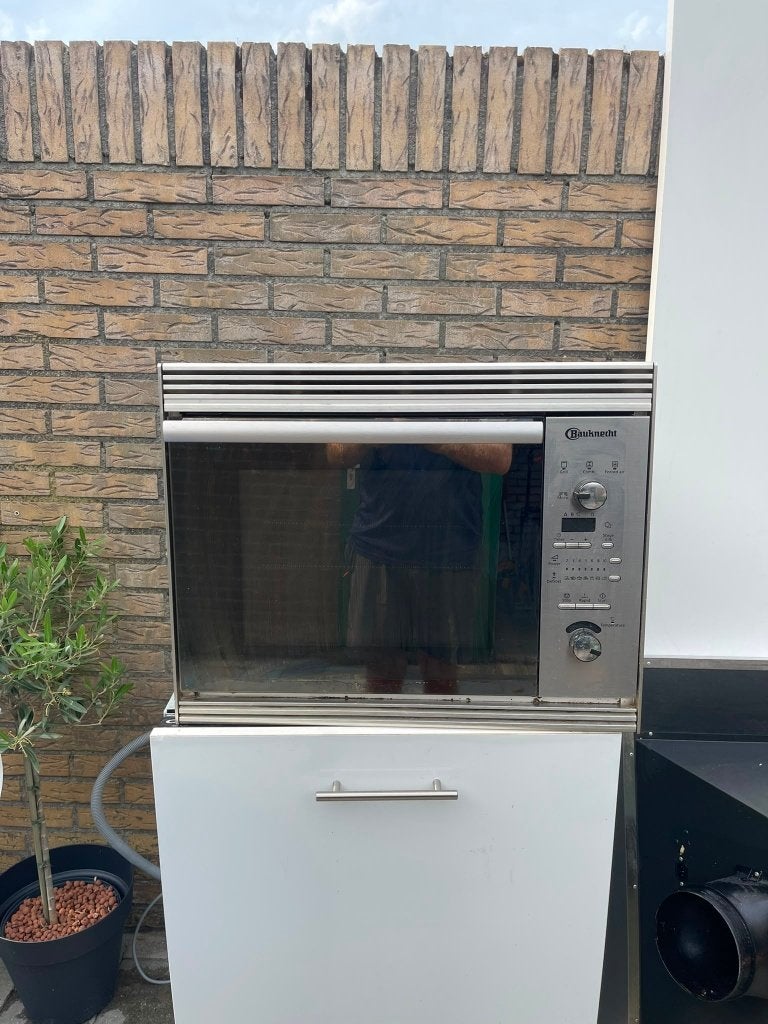 Bauknecht DMCG 5735 inbouw combi-oven – werkend, Witgoed en Apparatuur, Ovens, Gebruikt, Inbouw, Combi-oven, Bauknecht, Hete lucht