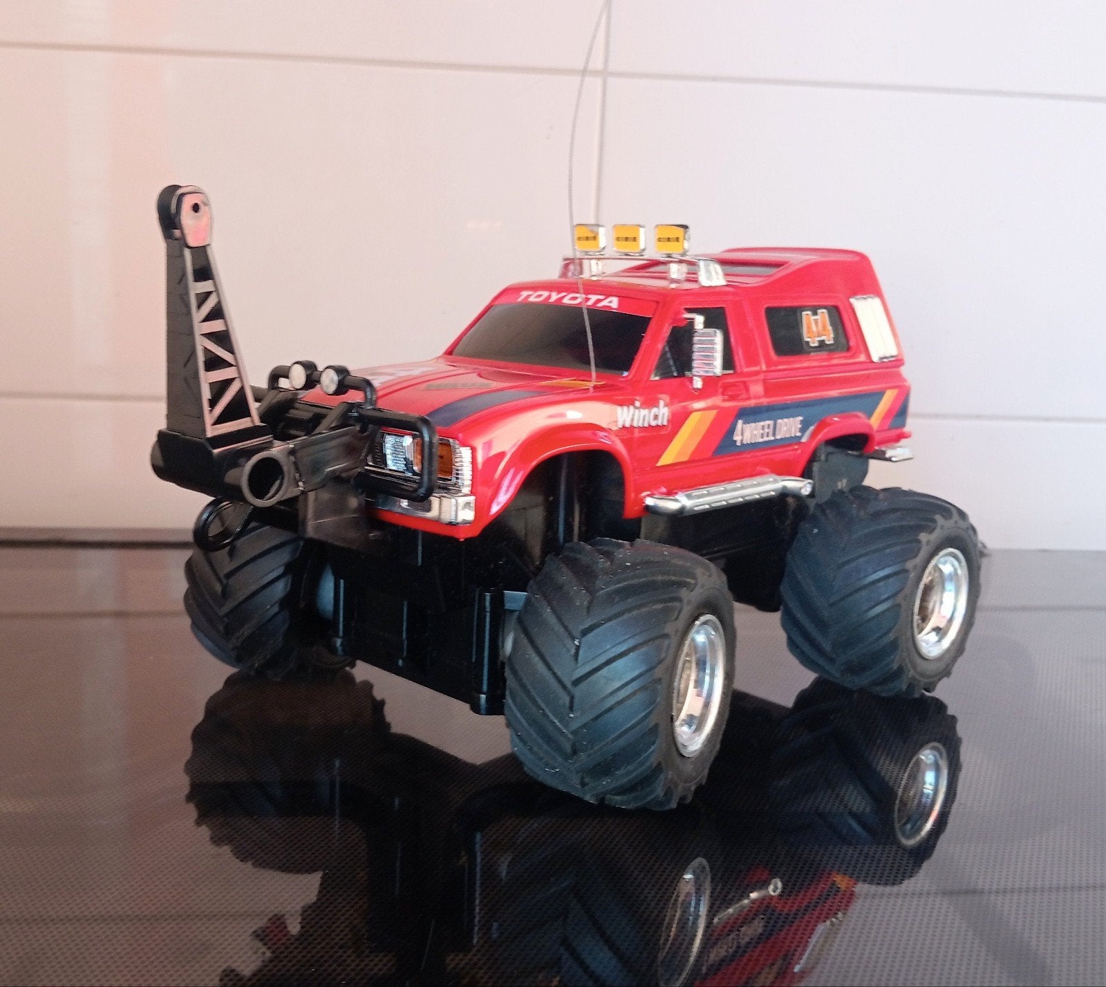 Vintage RC Nikko Miami 4WD Winch, Ophalen of Verzenden, Zo goed als nieuw, Overige schalen, Auto offroad
