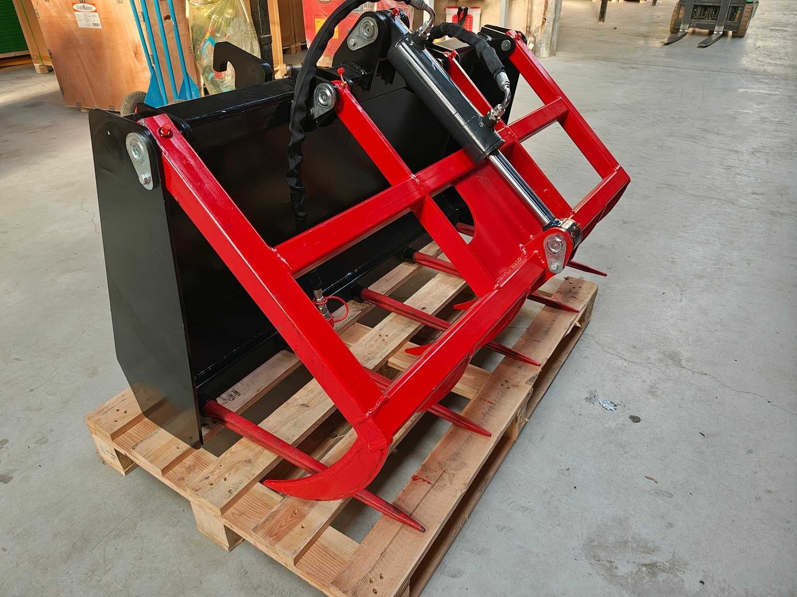 2026 - Grijper/mestriek voor minishovel (euroaansluitingen), Wiellader of Shovel
