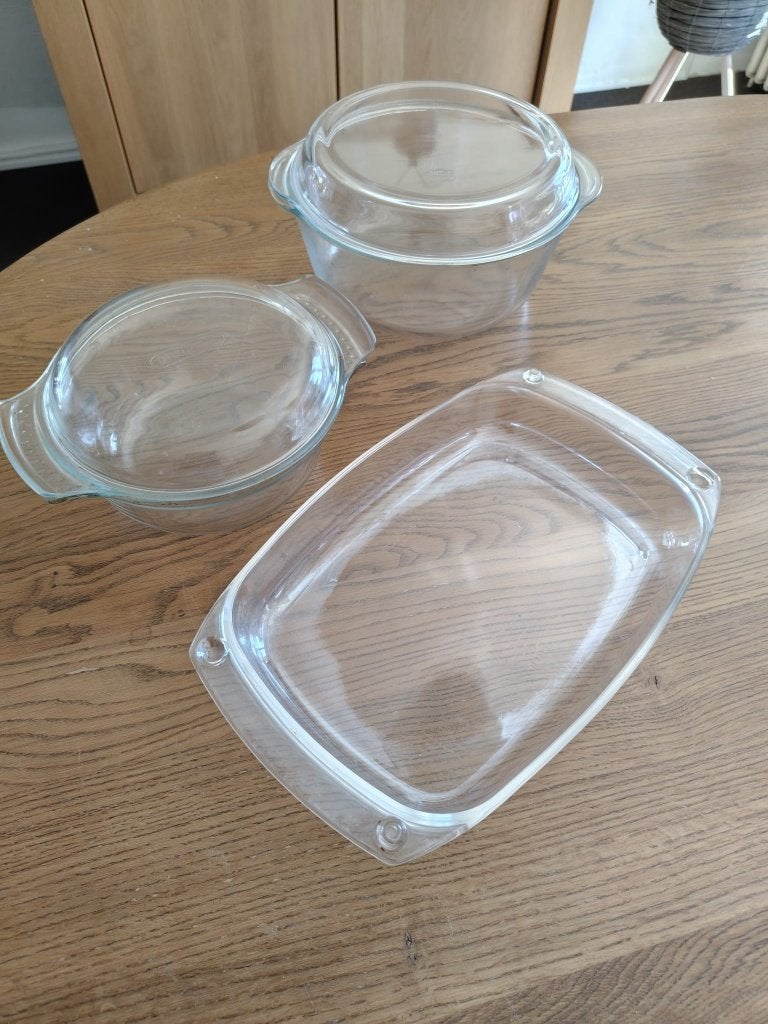 Glazen ovenschalen, serveerschalen  – Pyrex & Arcoroc, Ophalen, Glas of Glazen, Overige merken, Overige stijlen