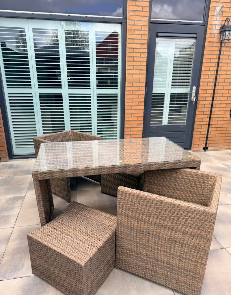 Tuinset /Balkonset, Ophalen, Zo goed als nieuw, Hout