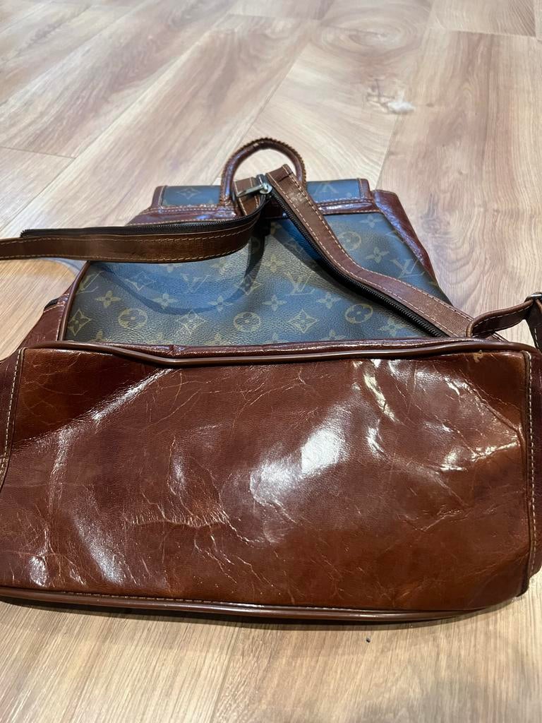 Vintage rugtas designer, Overige merken, Gebruikt, Verzenden, 25 tot 40 cm