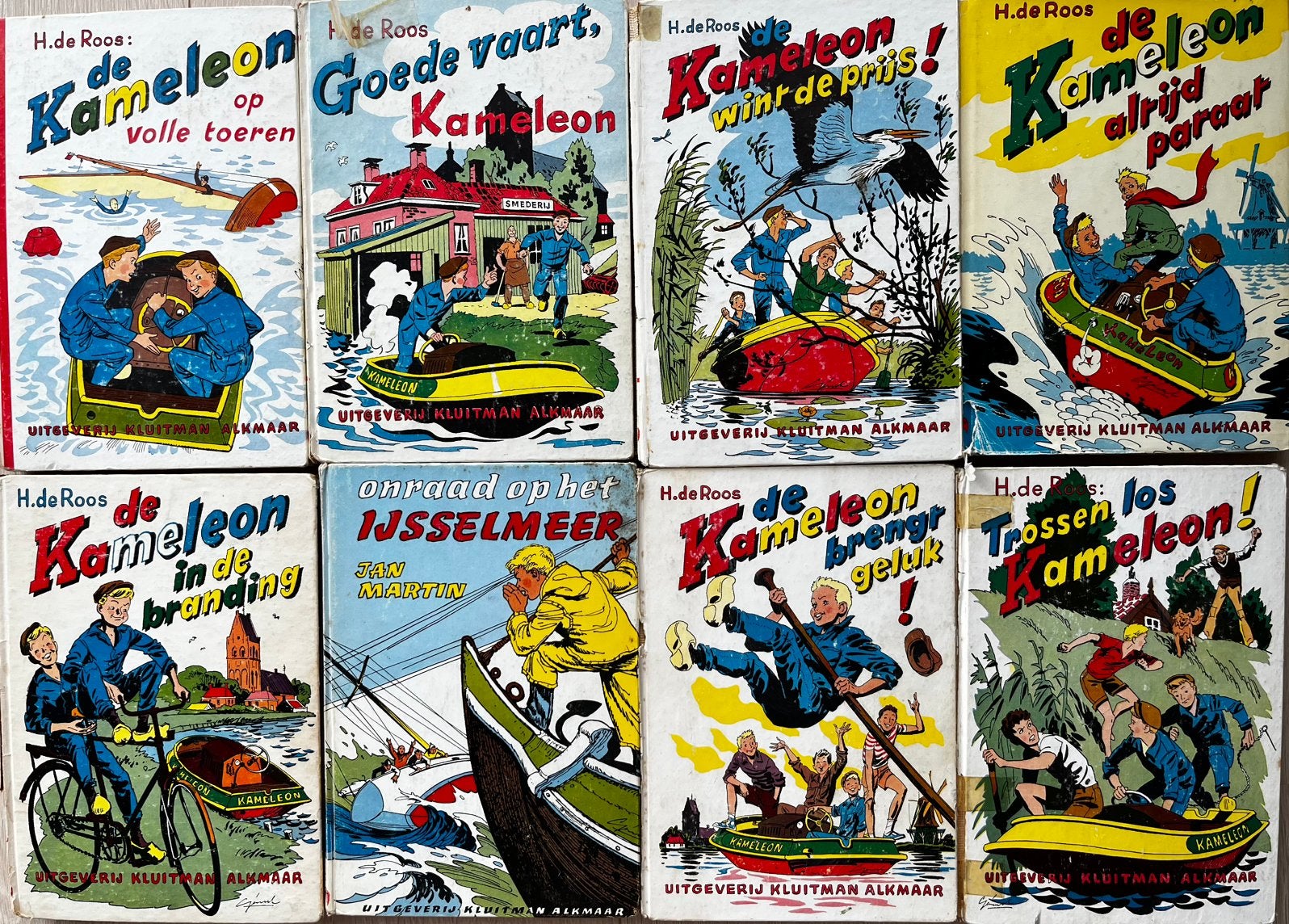8 stuks Kameleon boeken met Hielke en Sietse Klinkhamer, Ophalen of Verzenden, Gelezen, Fictie algemeen