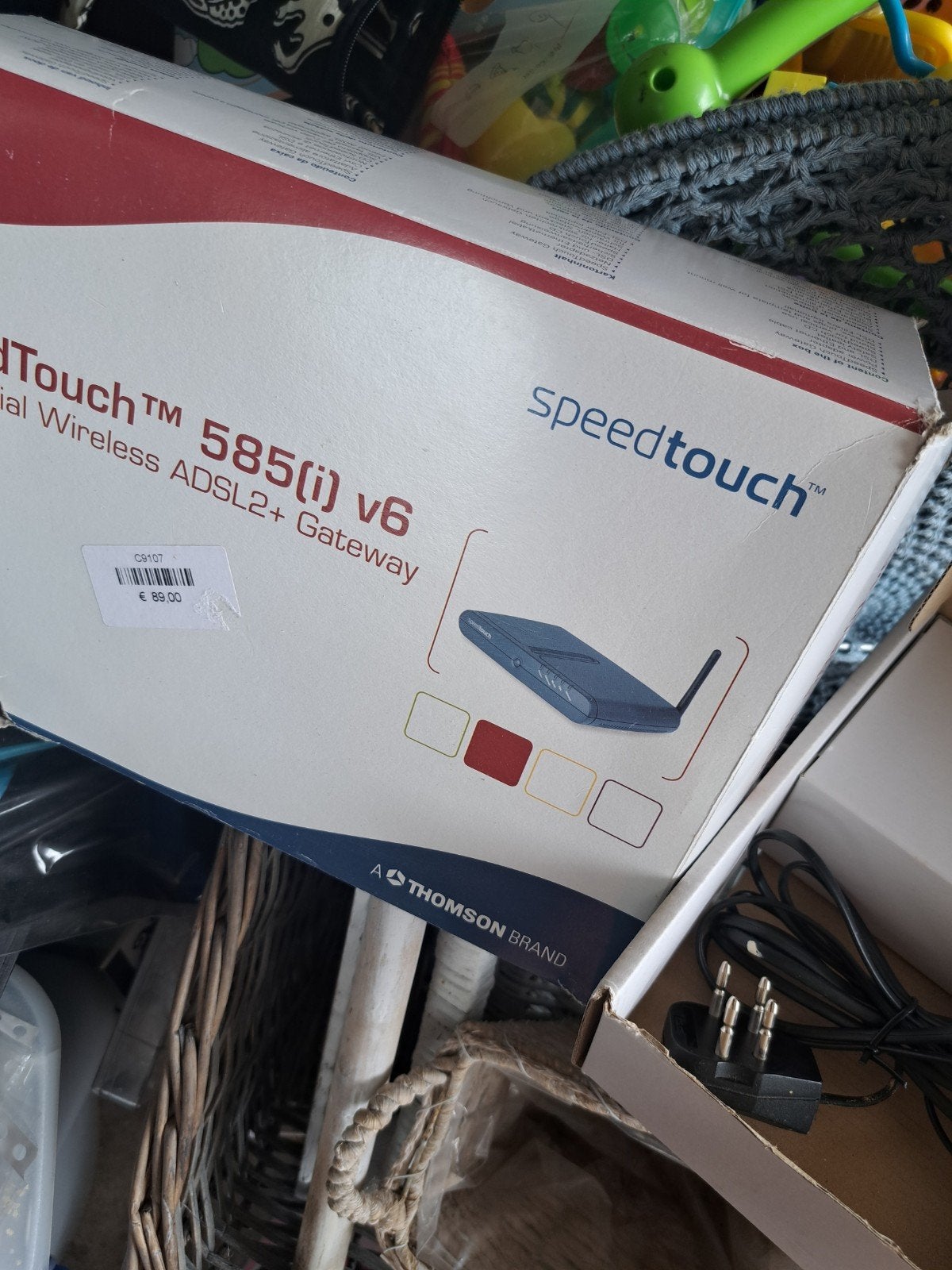 SpeedTouch 585(i) v6 Wireless ADSL2+ Gateway Router, Ophalen of Verzenden