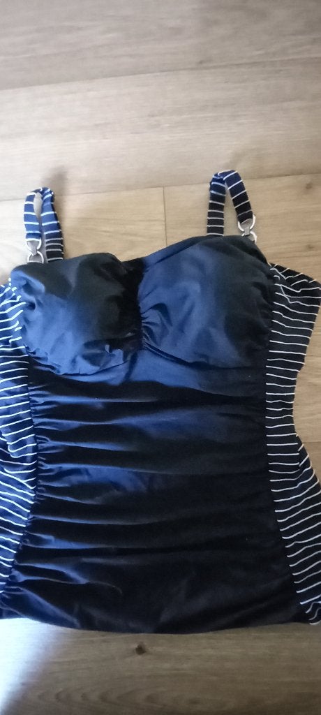 Prima Donna zwarte tankini met beugel 90G ., Overige typen, Zwart, Ophalen of Verzenden, Zo goed als nieuw