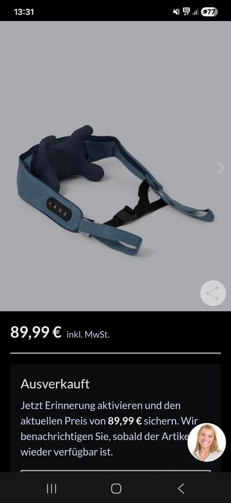 Nek- en schoudermassageapparaat, Ophalen of Verzenden, Nieuw