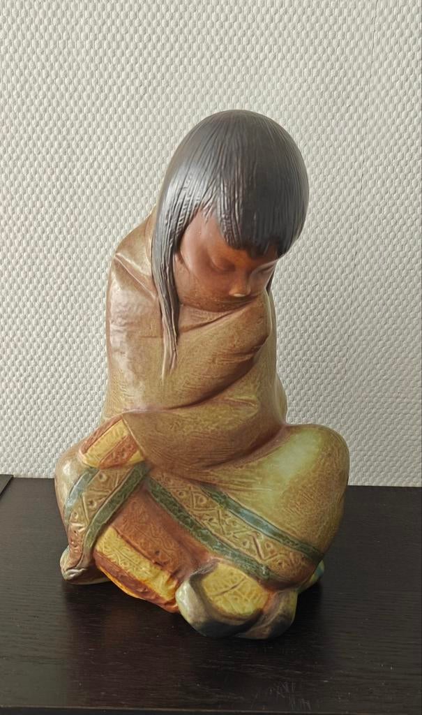 Lladró beeld 'Eskimo Boy', Ophalen of Verzenden