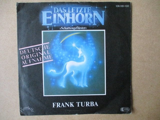 s5002 frank turba - das letzte einhorn, Ophalen, Gebruikt, 7 inch, Overige genres