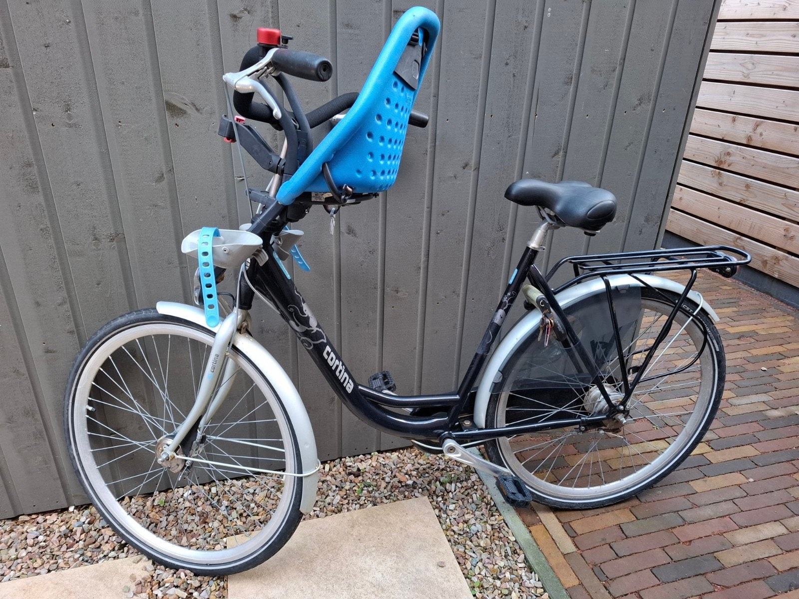 Cortina fiets met kinderzitje, 50 tot 53 cm, Ophalen, Gebruikt, Overige merken
