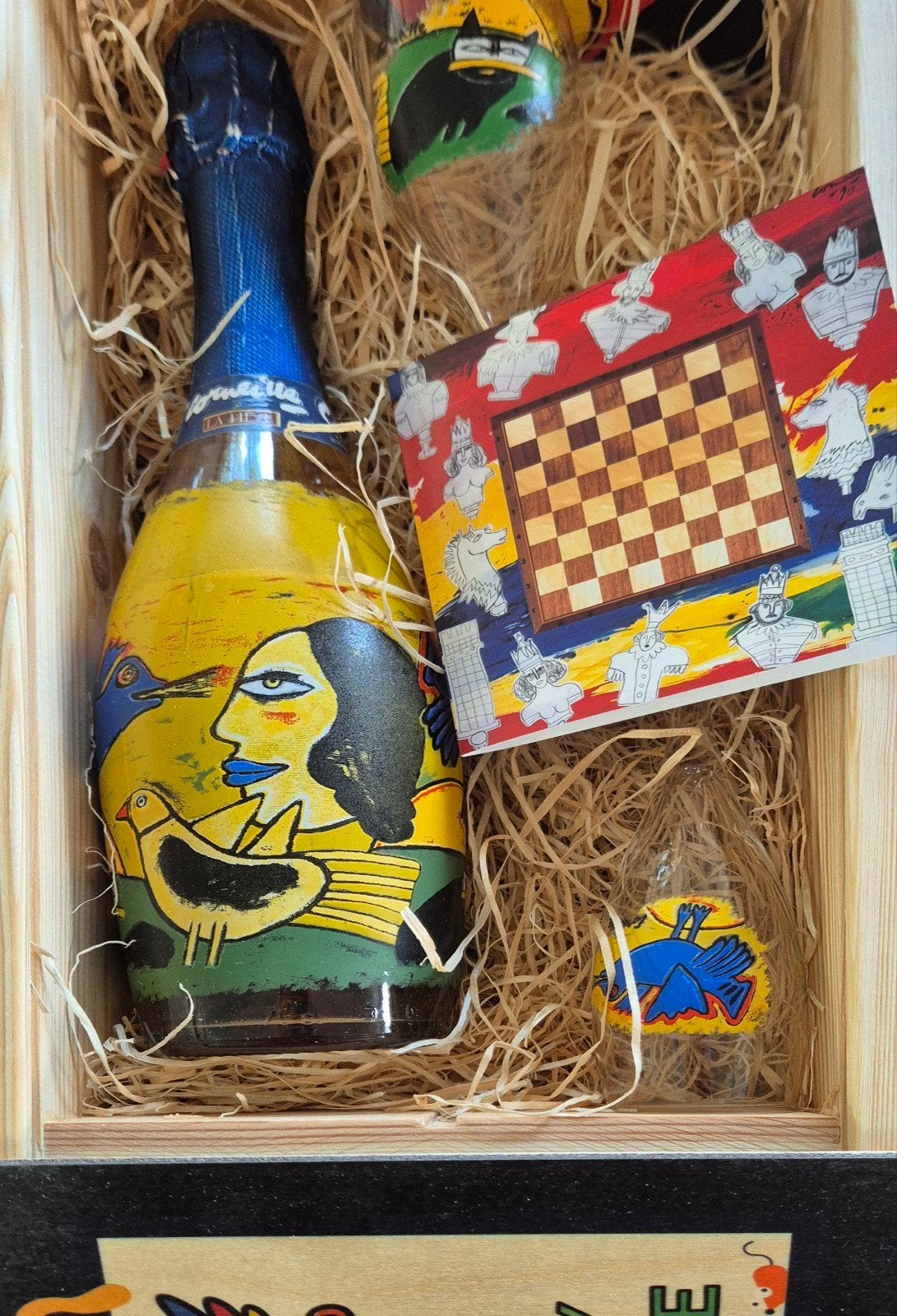 Corneille cadeaupakket: fles,2x flute en 2 kaarten., Ophalen of Verzenden, Nieuw