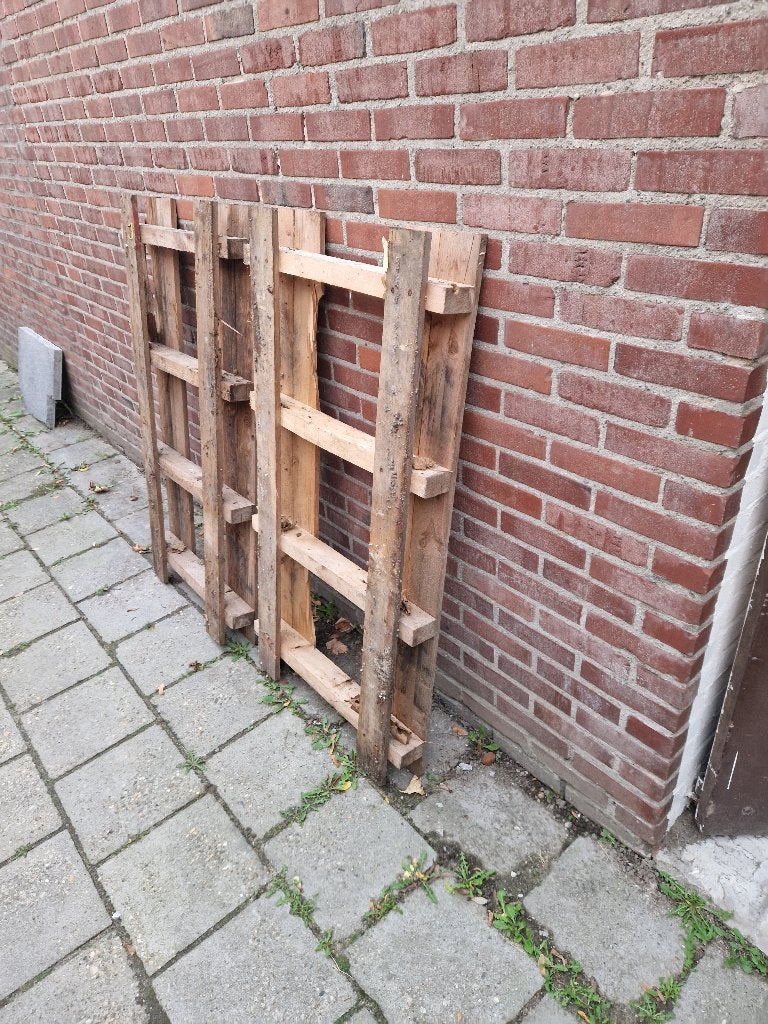Gratis ophalen houten palets, Doe-het-zelf en Verbouw, Minder dan 25 mm, Ophalen of Verzenden, Pallet, Minder dan 200 cm