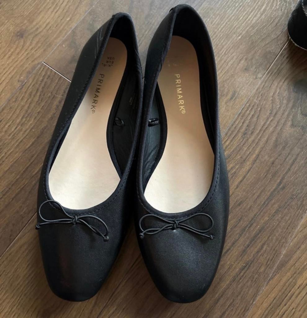 Primark Zwarte Ballerina's met Strikje, Ophalen of Verzenden, Nieuw, Zwart, Ballerina's