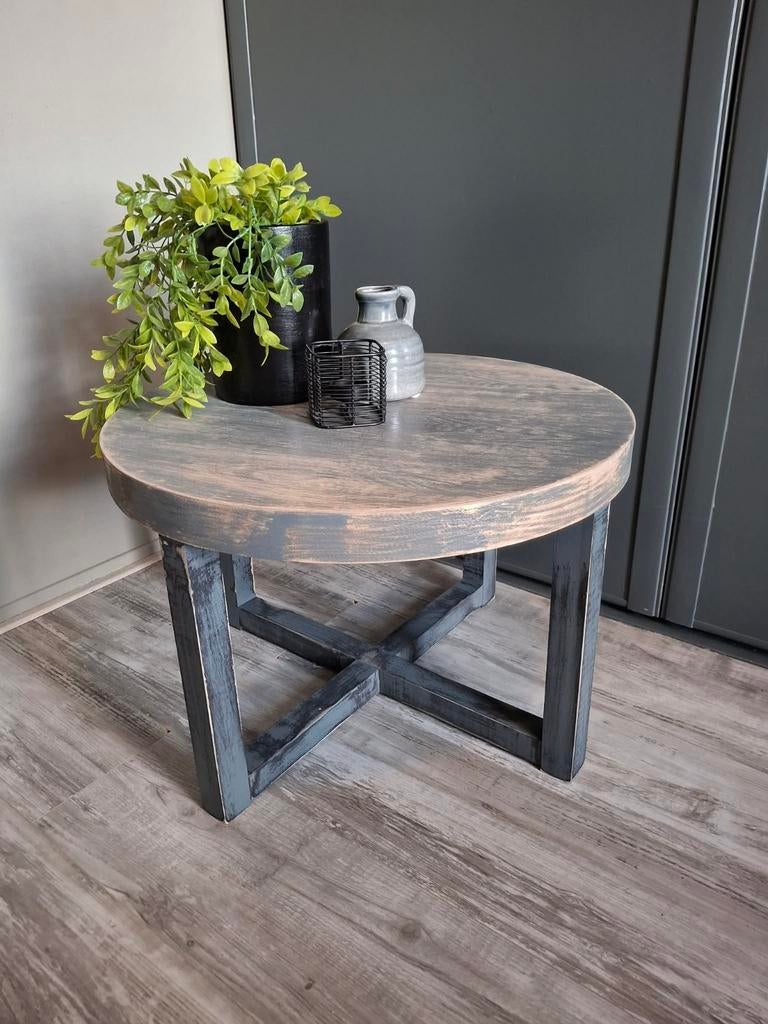 Salontafel - tafel - bijzettafel - meubel, Huis en Inrichting, Ophalen, 50 tot 100 cm, Rond, 50 tot 100 cm